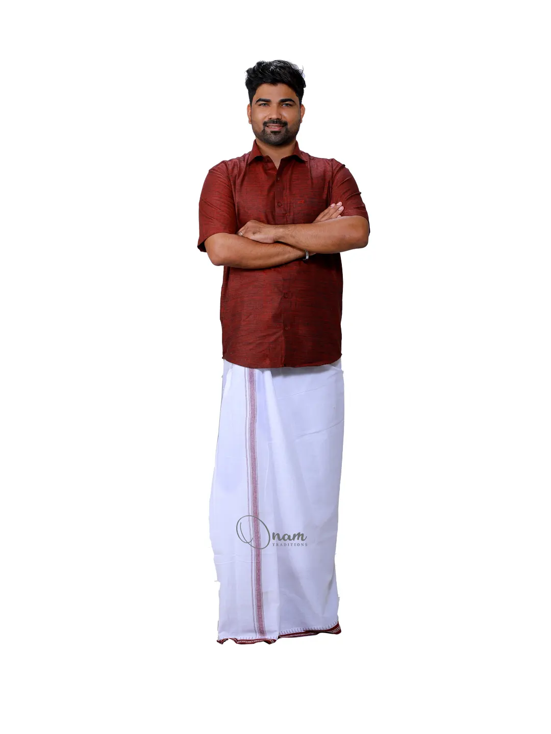 File:Kerala dressing style Mundu and shirt.jpg - Wikimedia Commons