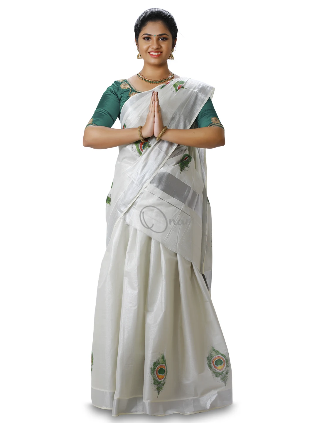 Pin by ancy on dress ideas | Onam outfits, Half saree kerala style, Long  skirt top designs