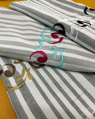 Embroidered Terry Hand Towels