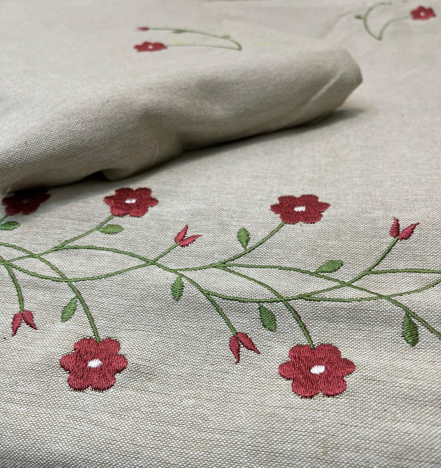 Embroidered Terry Hand Towels
