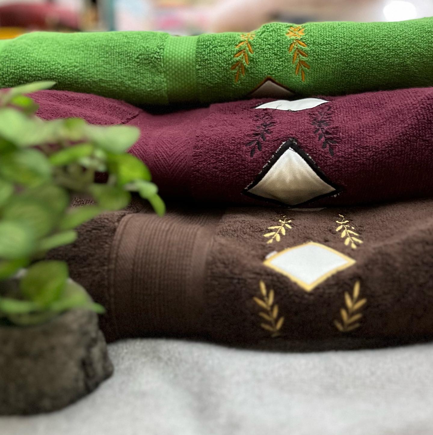 Embroidered